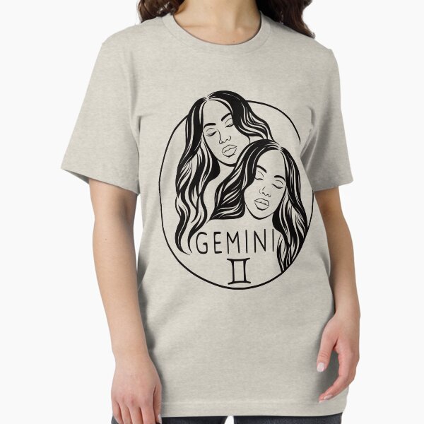 Item preview, Twin Souls - Gemini Zodiac Sign T-Shirt designed and sold by The  BlackMoonGirls.