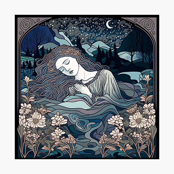 The Lady of the Lake Photographic Print