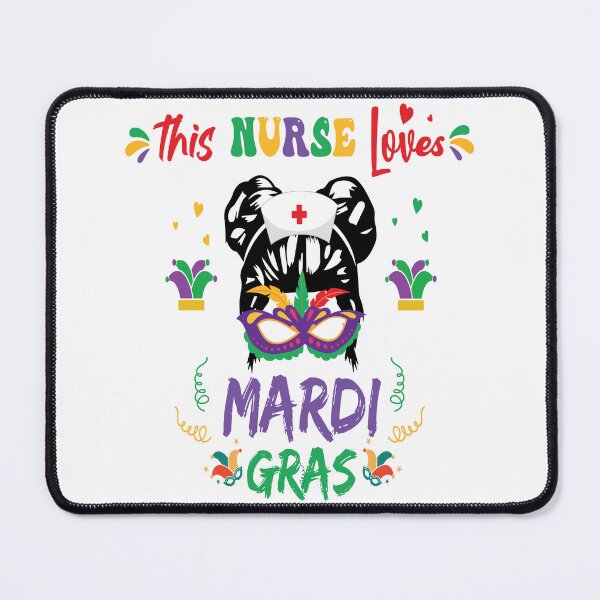 Item preview, This Nurse Loves Mardi Gras designed and sold by Salahboulehoual.