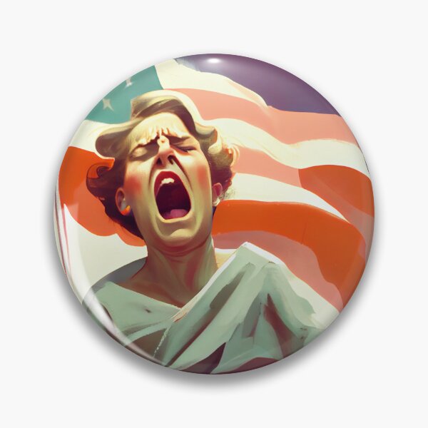 Item preview, Flan at the Flagpole A Weary Yawn Digital Painting designed and sold by CodeAndColors.