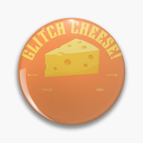 Item preview, GLITCH CHEESE orange designed and sold by builditdefendit.