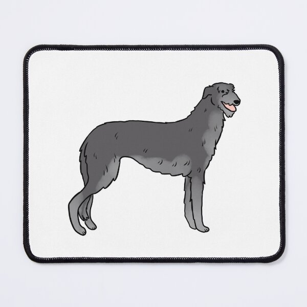 Item preview, Scottish deerhound cute illustration  designed and sold by Yarafantasyart.