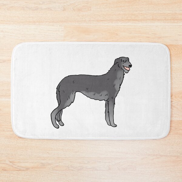 Item preview, Scottish deerhound cute illustration  designed and sold by Yarafantasyart.