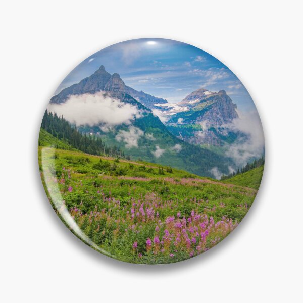 Item preview, Mounts Oberlin, Cannon and Meadow of Fireweed designed and sold by Jeff Goulden Photography.