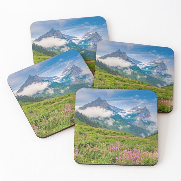 Item preview, Mounts Oberlin, Cannon and Meadow of Fireweed designed and sold by Jeff Goulden Photography.