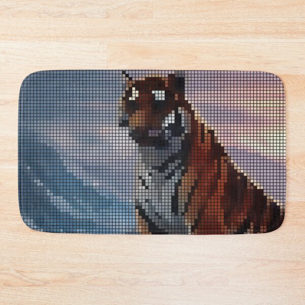Item preview, Tiger Pixel 8-bit Art designed and sold by PixelDripped.
