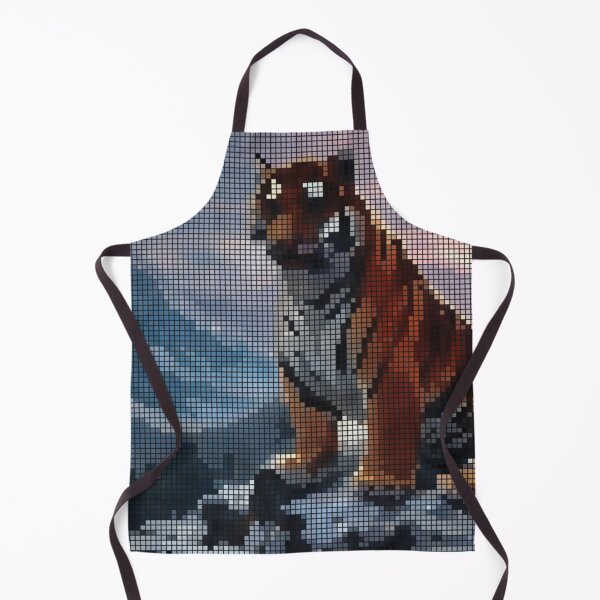 Item preview, Tiger Pixel 8-bit Art designed and sold by PixelDripped.
