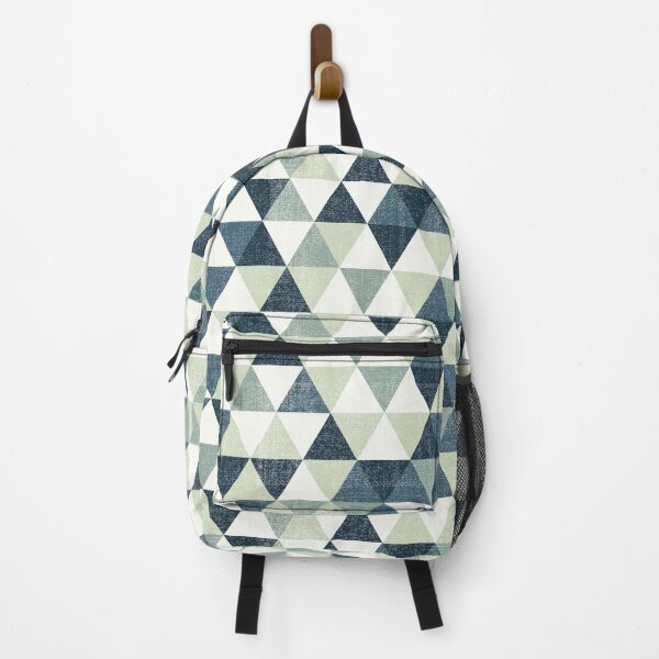 Item preview, Green Geometric Triangle Modern Pattern designed and sold by sleeplessstudio.