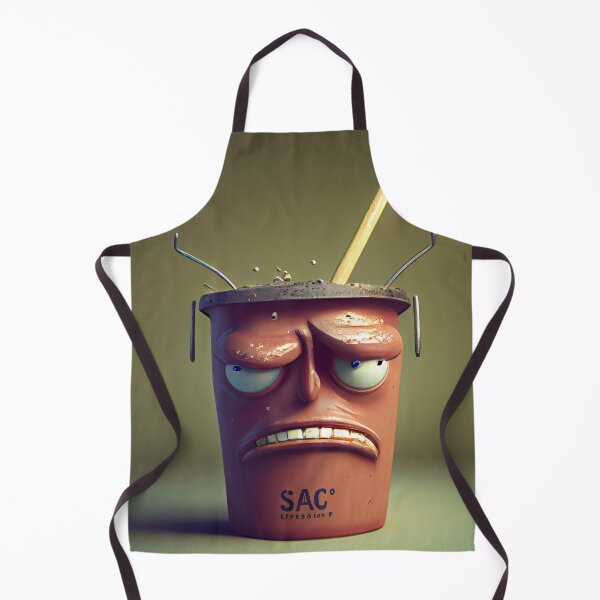 Aperçu de l'œuvre The Smug Pail and Stick Digital Painting créée et vendue par CodeAndColors.