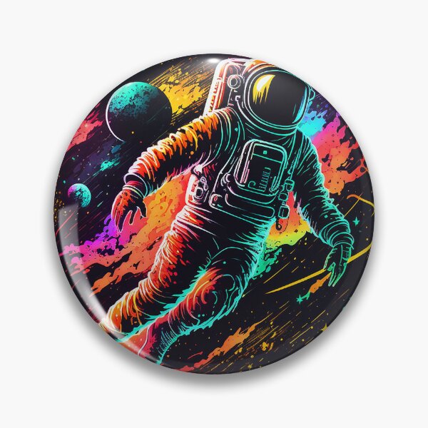 Item preview, Astronaut dancing in space cosmos designed and sold by ramith-concept.