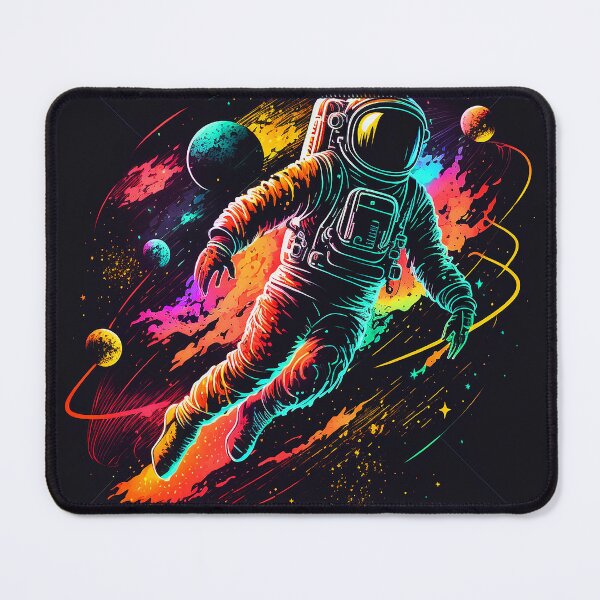Item preview, Astronaut dancing in space cosmos designed and sold by ramith-concept.