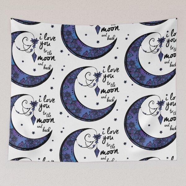 Item preview, I love you to the MOON and back designed and sold by AmazingArtMandi.