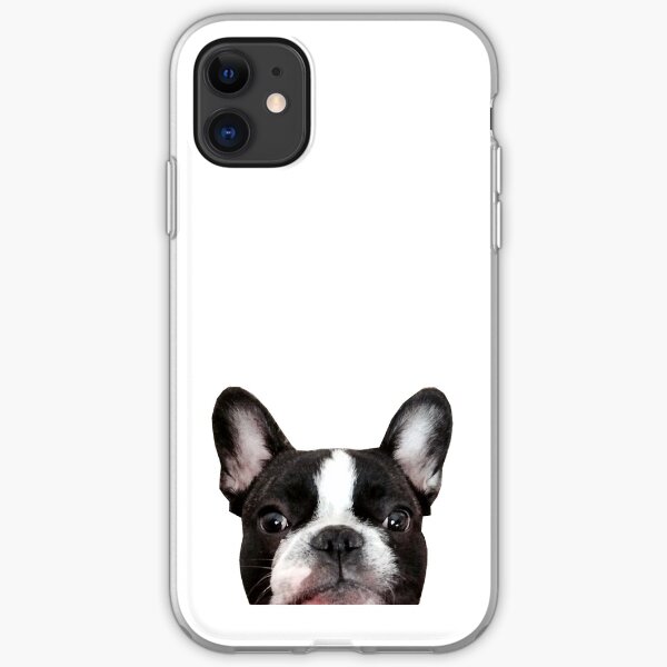 French bulldog, Vincent the frenchie iPhone Soft Case