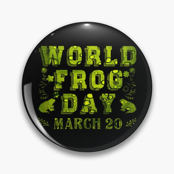 Item preview, Vintage World Frog Day designed and sold by PetSafari.