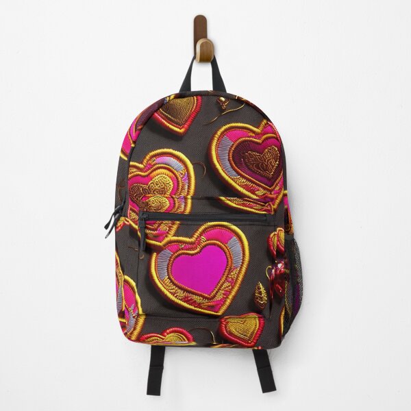 Item preview, Everyheart golder hearts Embroidered Pattern 19_S40 designed and sold by CreArtorium.
