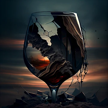 Vorschaubild zum Design Tipsy in the Primordial Penumbra Digital Painting von CodeAndColors