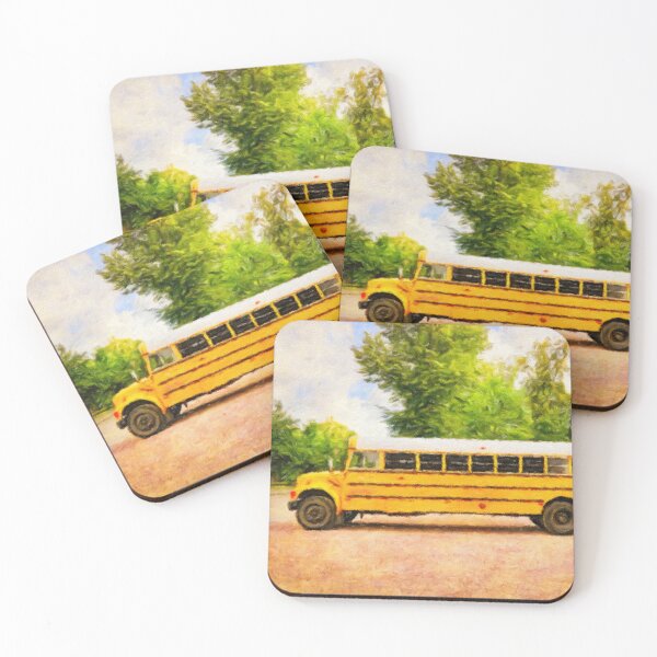 Item preview, Yellow American School Bus Digital Art designed and sold by Taina Sohlman.