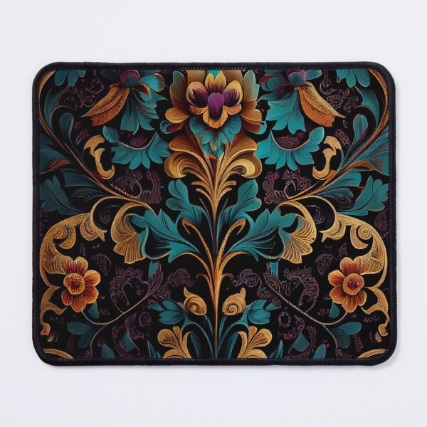 Artikelvorschau, Gothic Floral Pattern Digital Painting entworfen und verkauft von CodeAndColors.