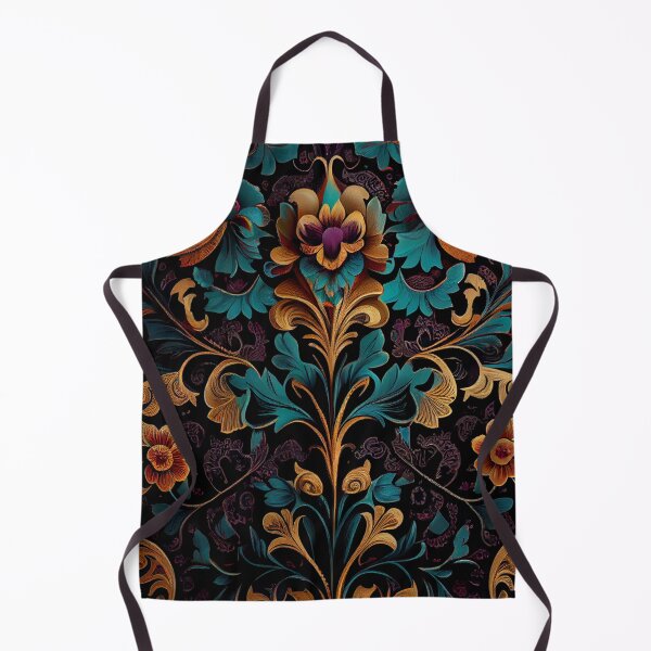 Item preview, Gothic Floral Pattern Digital Painting designed and sold by CodeAndColors.