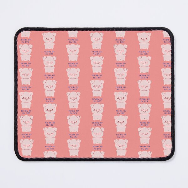 Item preview, Missing You cute pig love slang designed and sold by Avani Creation.