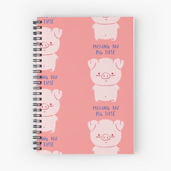 Item preview, Missing You cute pig love slang designed and sold by Avani Creation.