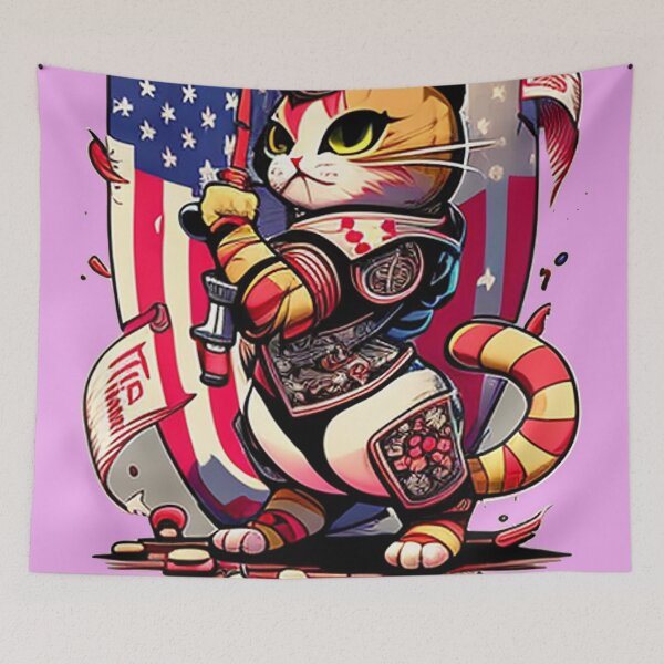 Item preview, Copy of a warrior cute cate designed and sold by moroccan-stret.