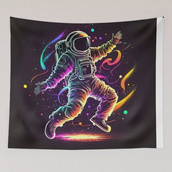 Item preview, Astronaut dancing in space  designed and sold by ramith-concept.