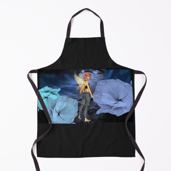 Item preview, Little Fairy Girl in Blue Flower Field designed and sold by Patricia Brown.