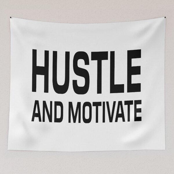 Item preview, Hustle And Motivate - Motivational Words designed and sold by texteestore.