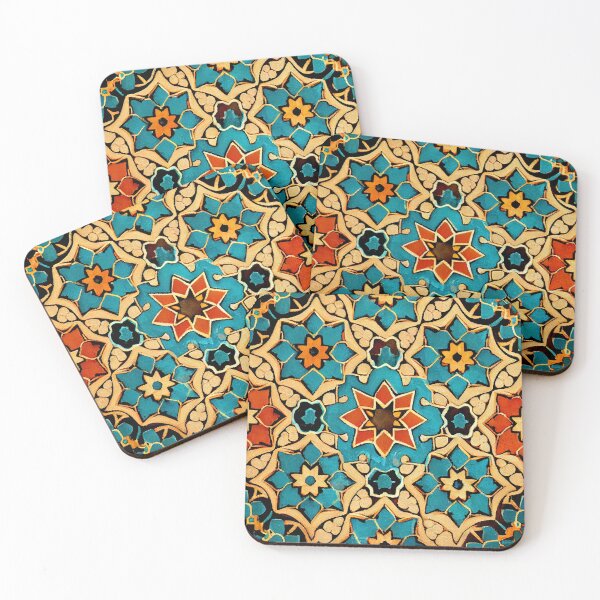 Item preview, Ancient Impressionist Detailed Moroccan Pattern Digital Painting designed and sold by CodeAndColors.