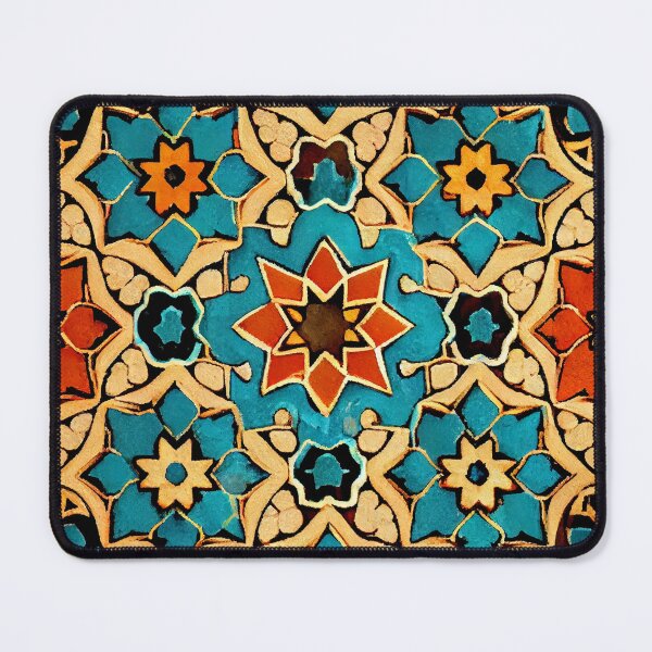 Item preview, Ancient Impressionist Detailed Moroccan Pattern Digital Painting designed and sold by CodeAndColors.