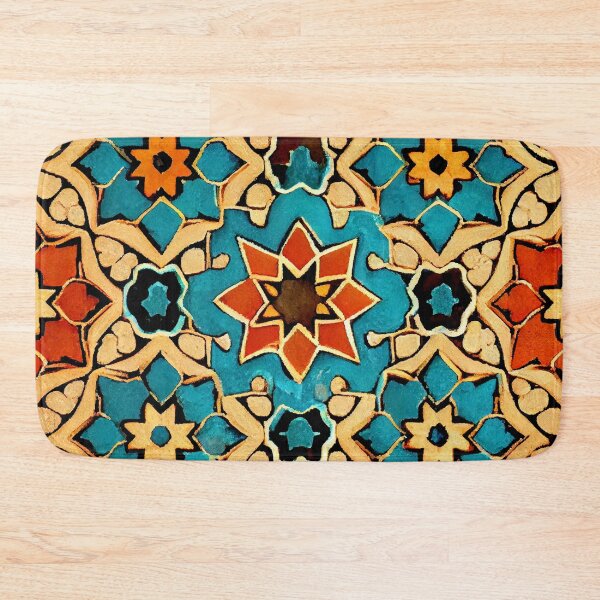 Item preview, Ancient Impressionist Detailed Moroccan Pattern Digital Painting designed and sold by CodeAndColors.