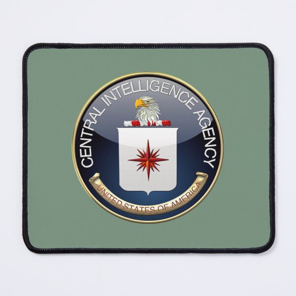 Item preview, Central Intelligence Agency  CIA Emblem 3D on Black Velvet    designed and sold by TerrellHilpert.