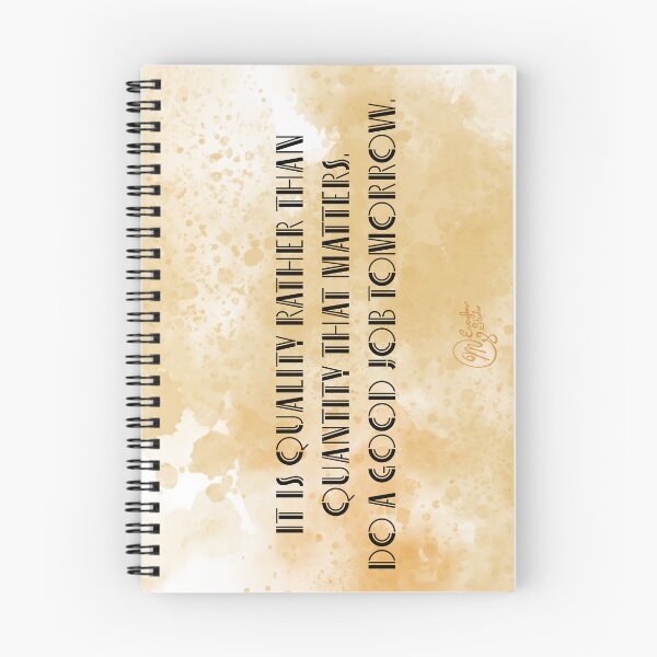 Item preview, It Is Quality Rather Than Quantity That Matters designed and sold by Gillian Mazzara.