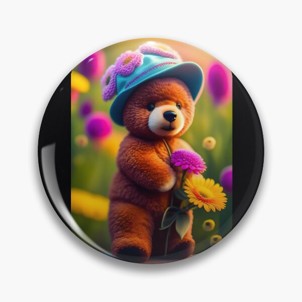 Item preview, Cartoon Bears & Flowers designed and sold by NTGUILTY.