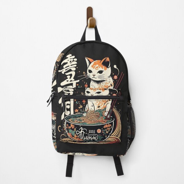 Item preview, Copy of Copy of cat with japanese noodle soup designed and sold by moroccan-stret.