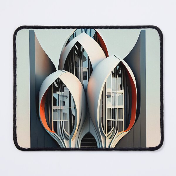 Item preview, Abstract Tulip Facade Digital Painting designed and sold by CodeAndColors.