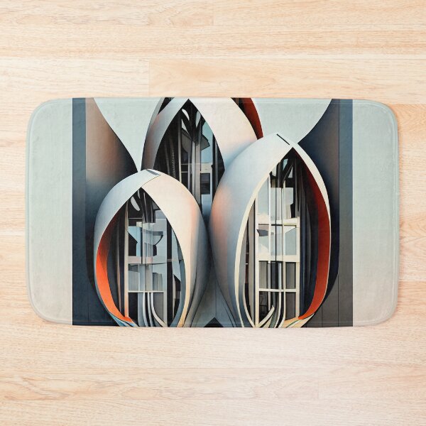 Item preview, Abstract Tulip Facade Digital Painting designed and sold by CodeAndColors.