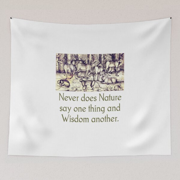 Item preview, Never Does Nature Say One Thing designed and sold by CrankyOldDude.