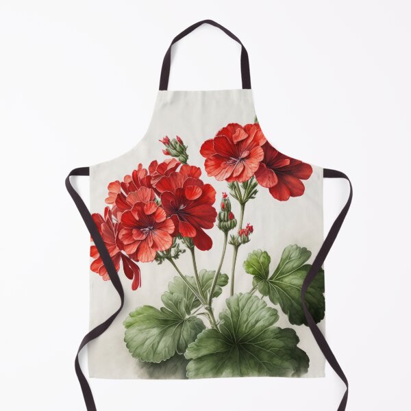 Item preview, Red Geranium Flowers designed and sold by Vanover Designs.