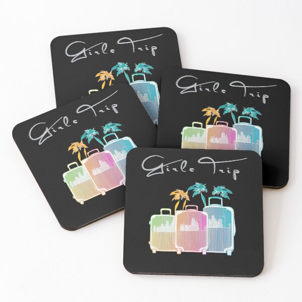 Item preview, Girls Trip 2023 - graphic design of suitcases symbolizing girls travel and besties trip, minimalist, pastel colors, stylish and classic (2) designed and sold by TourDePassion.