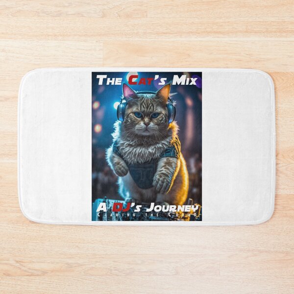 Item preview, Cool Cat DJ Mixing – Club Dj Cat Deck Mixing Music | House Trance Rave Trap Dance designed and sold by MadeByRobots.