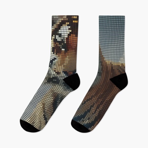 Item preview, Tiger Pixel 8-bit Art designed and sold by PixelDripped.