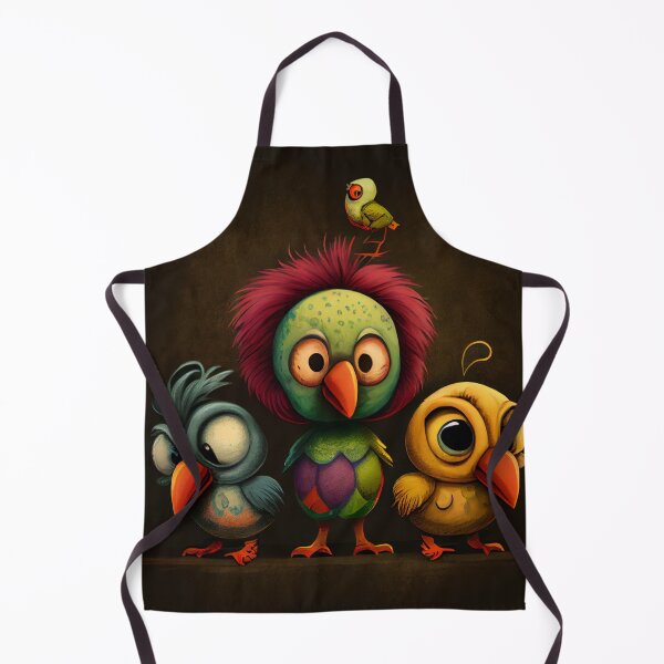 Artikelvorschau, The Odd Trio Tangle Chirp and Clown Digital Painting entworfen und verkauft von CodeAndColors.