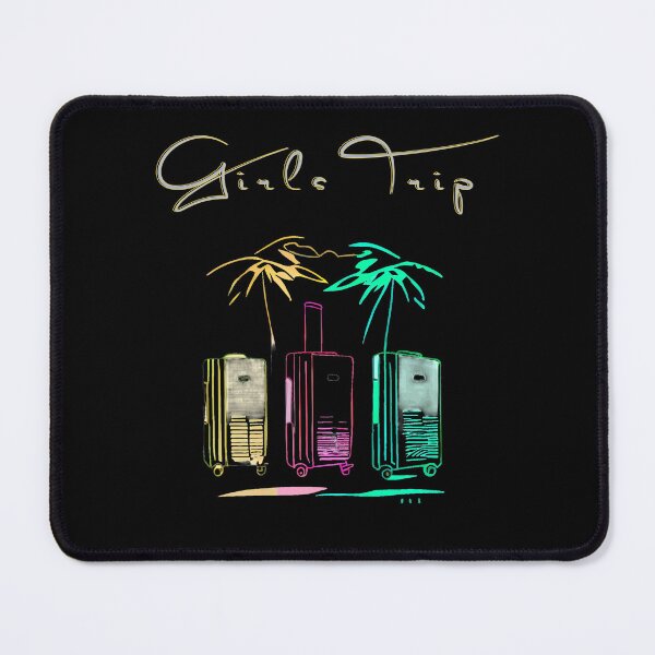 Item preview, Girls Trip 2023 - graphic design of suitcases symbolizing girls travel and besties trip, minimalist, pastel colors, stylish and classic (3) designed and sold by TourDePassion.