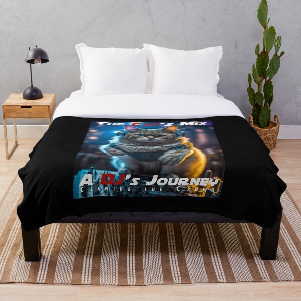 Item preview, Cool Cat DJ Mixing – Club Dj Cat Deck Mixing Music | House Trance Rave Trap Dance designed and sold by MadeByRobots.