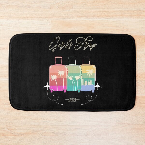 Item preview, Girls Trip 2023 - graphic design of suitcases symbolizing girls travel and besties trip, minimalist, pastel colors, stylish and classic (4) designed and sold by TourDePassion.