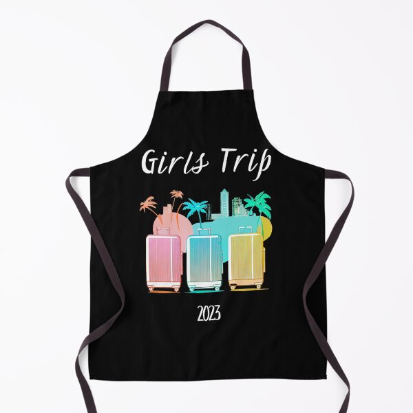 Item preview, Girls Trip 2023 - graphic design of suitcases symbolizing girls travel and besties trip, minimalist, pastel colors, stylish and classic (6) designed and sold by TourDePassion.