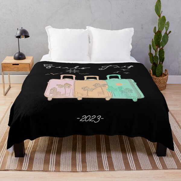 Item preview, Girls Trip 2023 - graphic design of suitcases symbolizing girls travel and besties trip, minimalist, pastel colors, stylish and classic (7) designed and sold by TourDePassion.