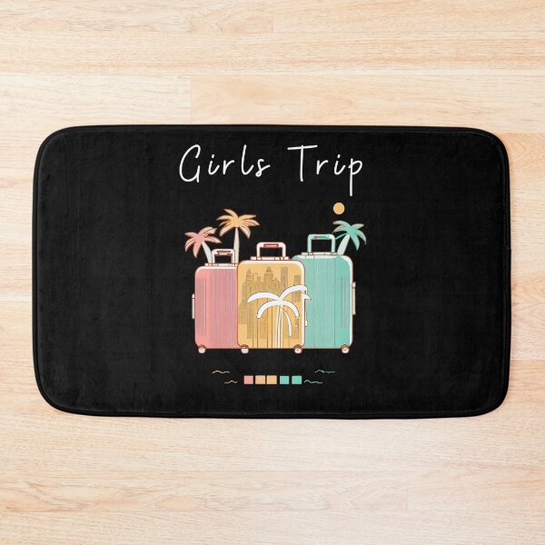 Item preview, Girls Trip 2023 - graphic design of suitcases symbolizing girls travel and besties trip, minimalist, pastel colors, stylish and classic (8) designed and sold by TourDePassion.
